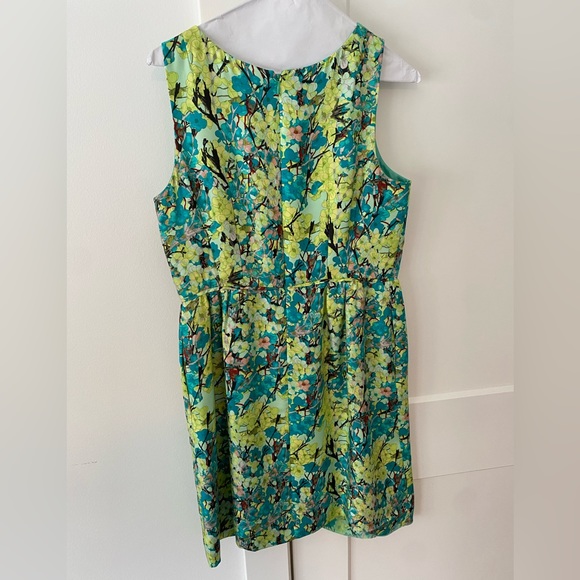 JCrew green and teal floral dress size 6 - Picture 4 of 4
